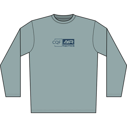 CQF x A+R Tactics Solar Logo Long Sleeve, Navy Logo
