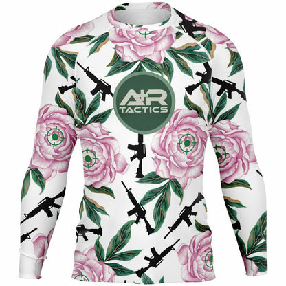 Peonies and Rifles Mens Rashguard