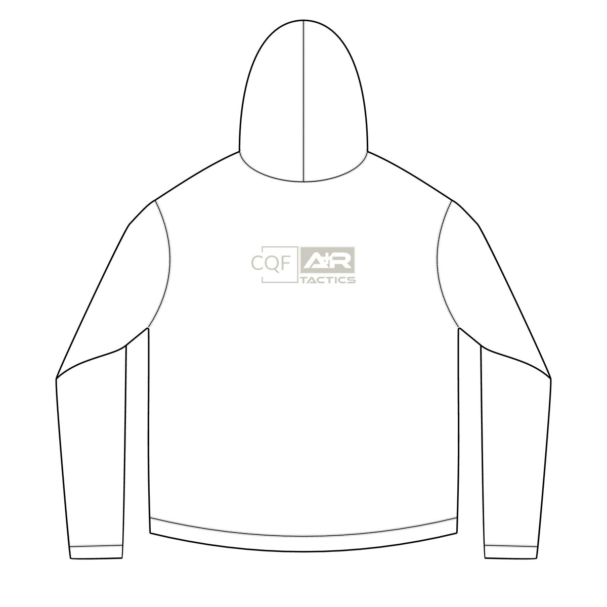 CQF x A+R Tactics Solar Logo Hoodie White