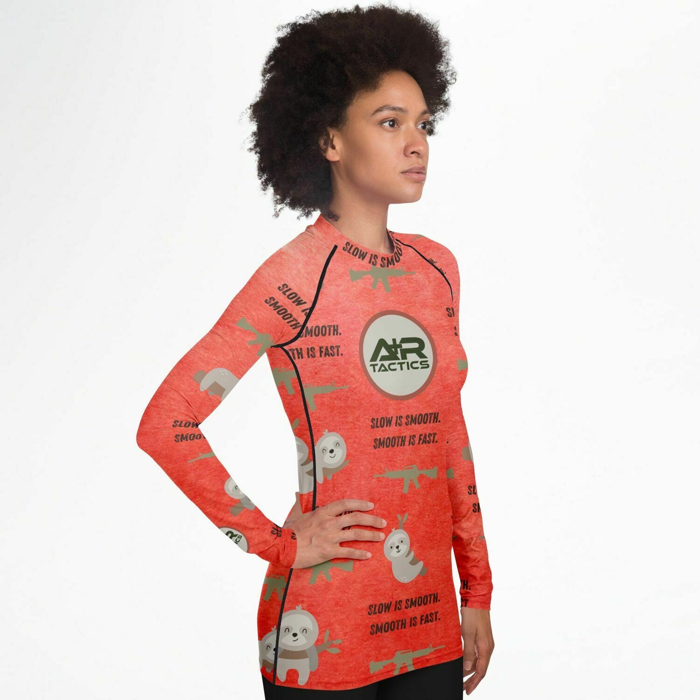 Slow is Smooth Sloth Women's Rashguard