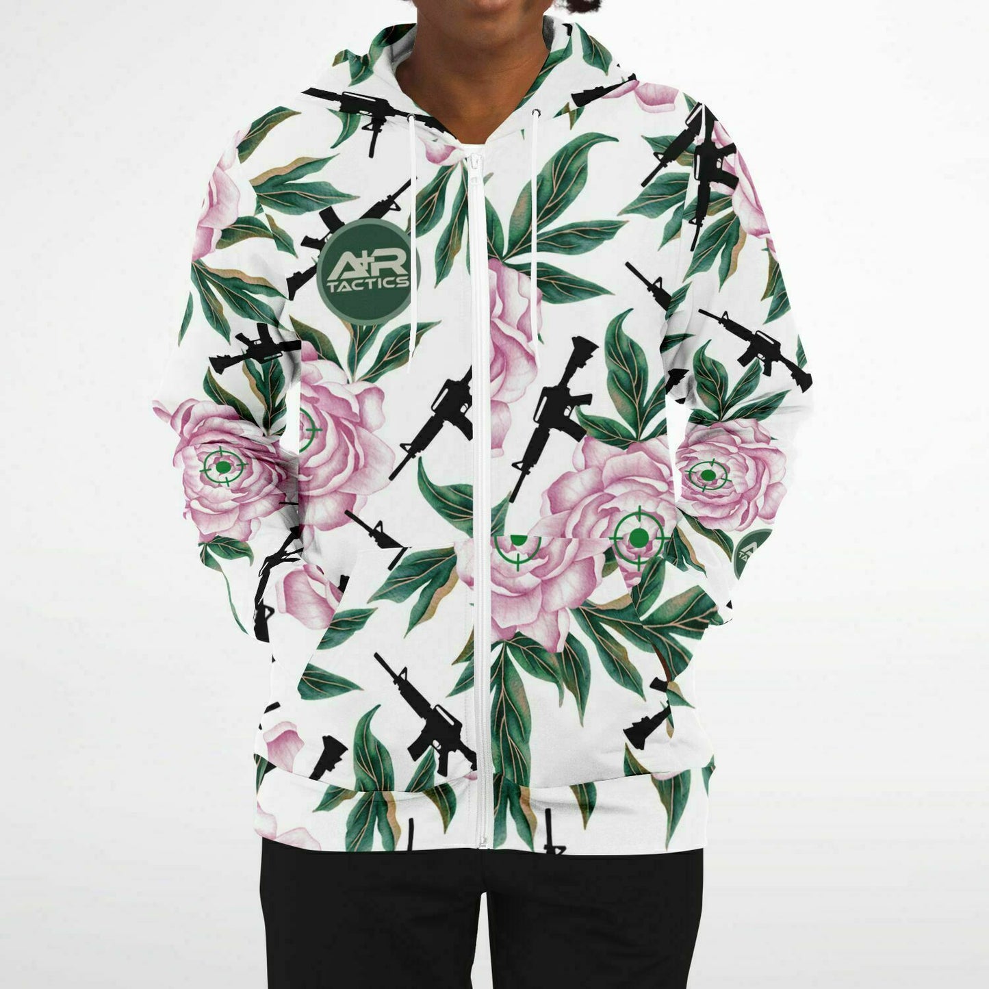 Peonies and Rifles Unisex Ziphoodie