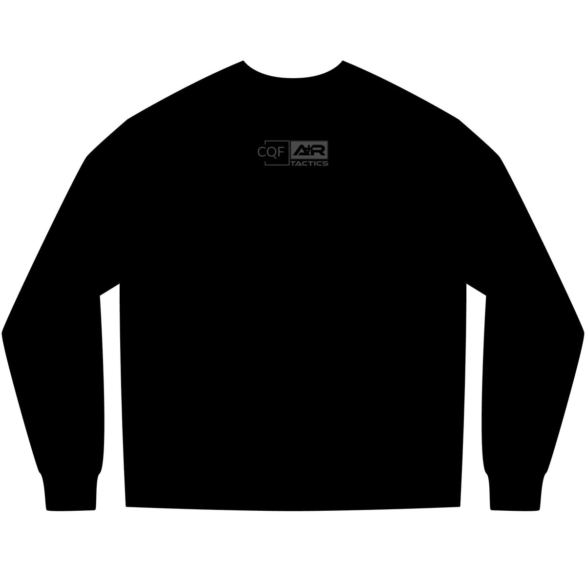 CQF x A+R Tactics Heavyweight Long Sleeve Logo Tee, Graphite Logo