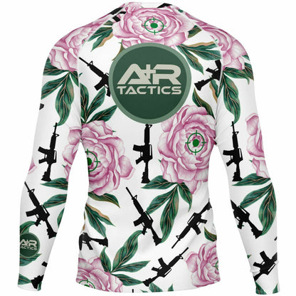 Peonies and Rifles Mens Rashguard