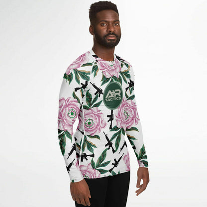 Peonies and Rifles Mens Rashguard