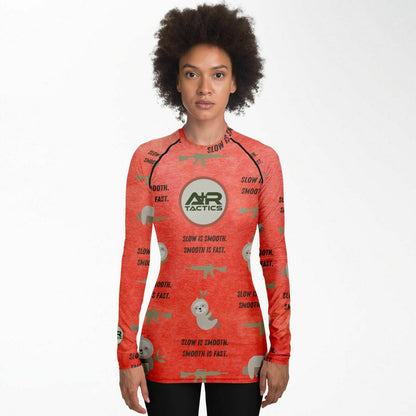 Slow is Smooth Sloth Women's Rashguard