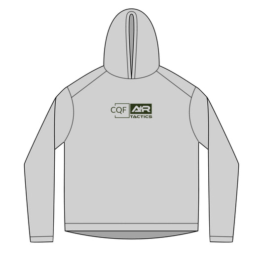 CQF x A+R Tactics Solar Hoodie, Deep Green Logo