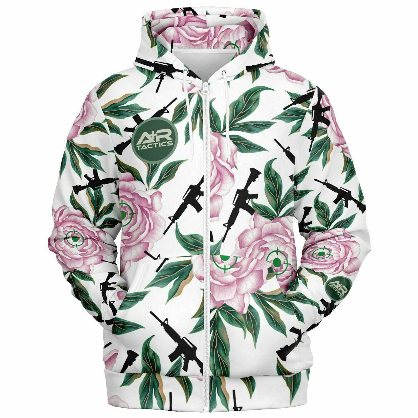 Peonies and Rifles Unisex Ziphoodie