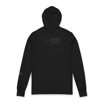 CQF x A+R Tactics Lightweight Hooded Logo, Charcoal
