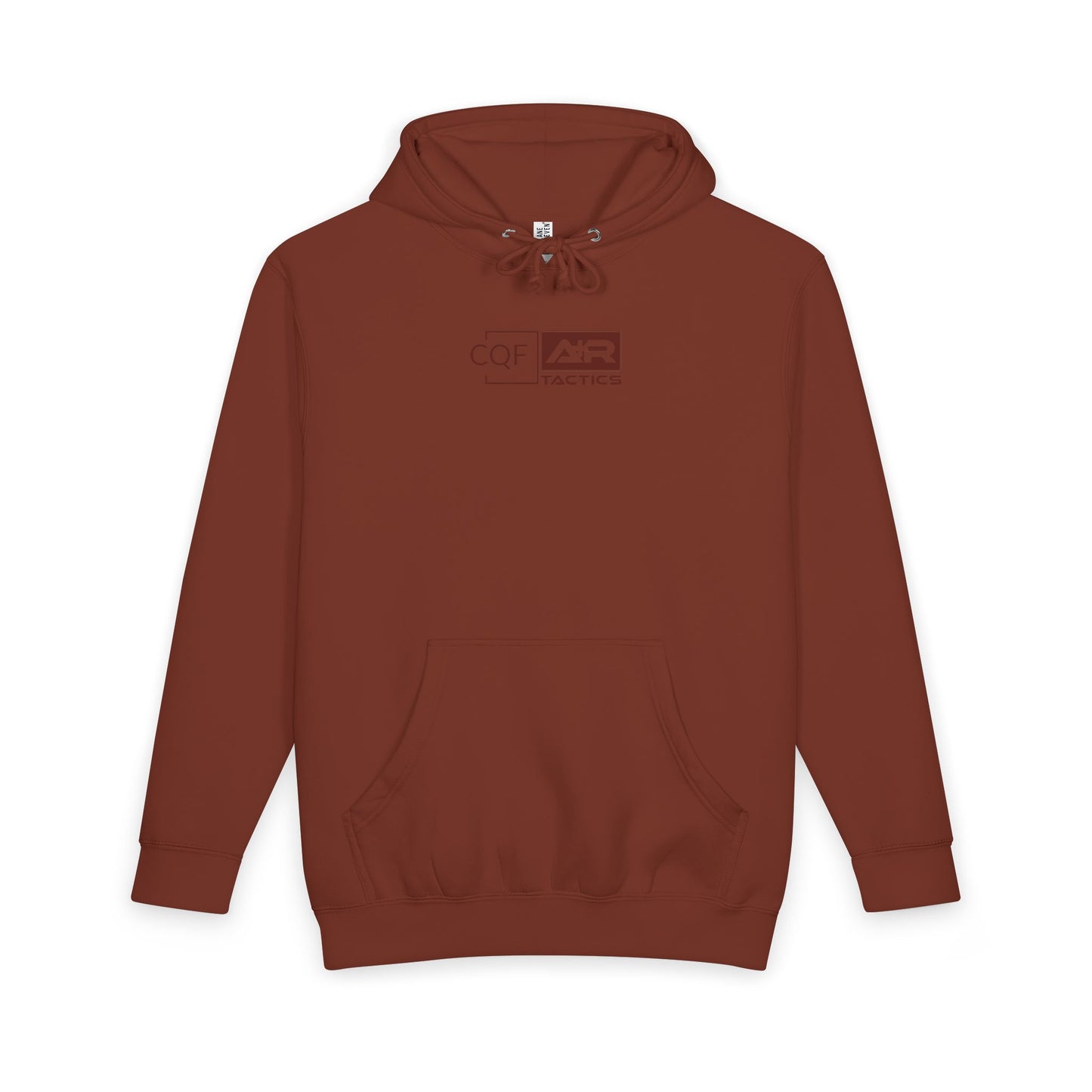 CQF × A+R Tactics Premium Heavyweight Hoodie | Brick Red