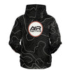 Topographical Print Hoodie