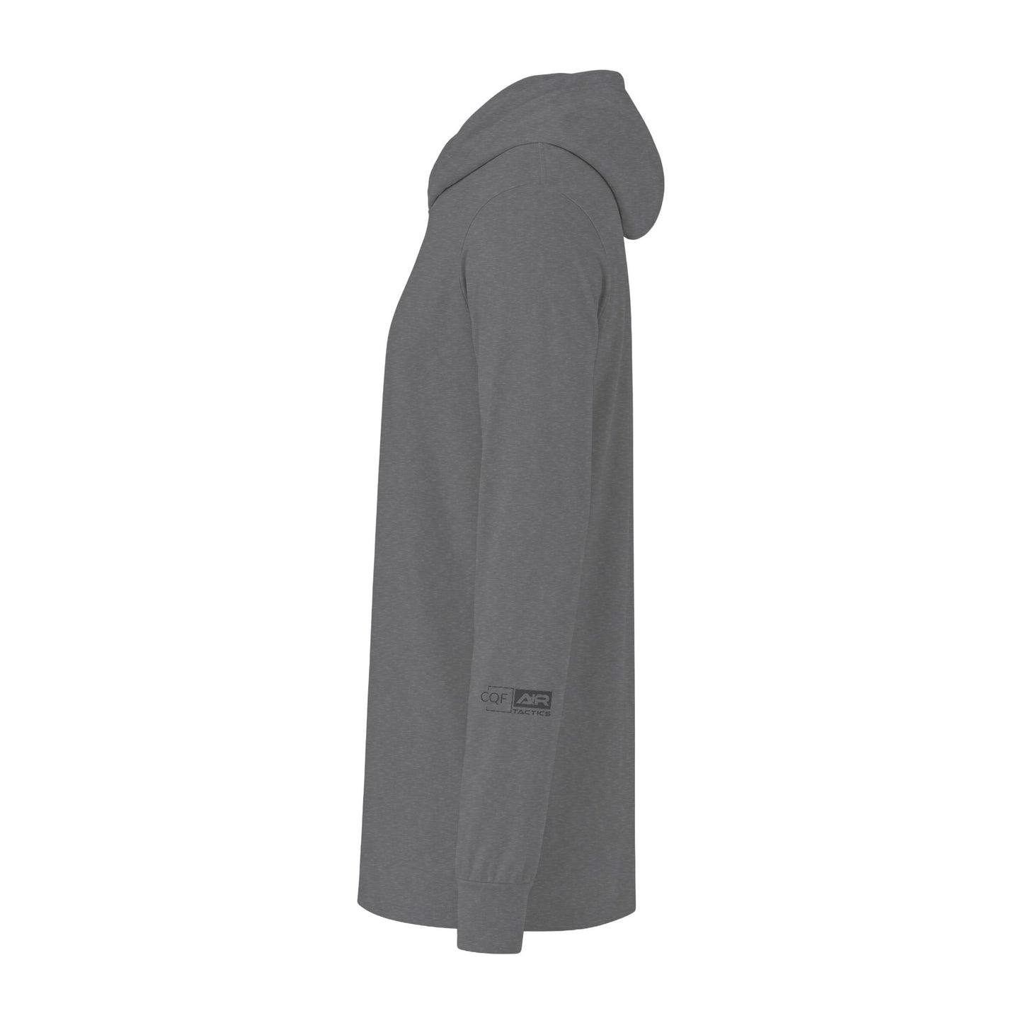 CQF x A+R Tactics Lightweight Hooded Logo, Charcoal