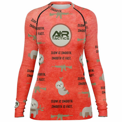 Slow is Smooth Sloth Women's Rashguard