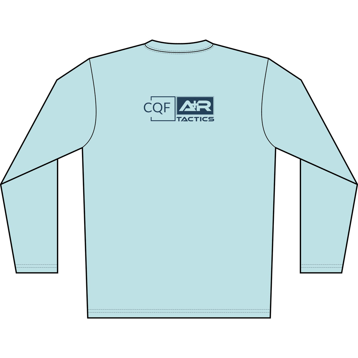 CQF x A+R Tactics Solar Logo Long Sleeve, Navy Logo