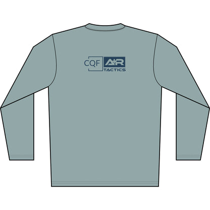 CQF x A+R Tactics Solar Logo Long Sleeve, Navy Logo