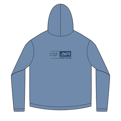 CQF Air Tactics Solar Logo Hoodie Navy Logo