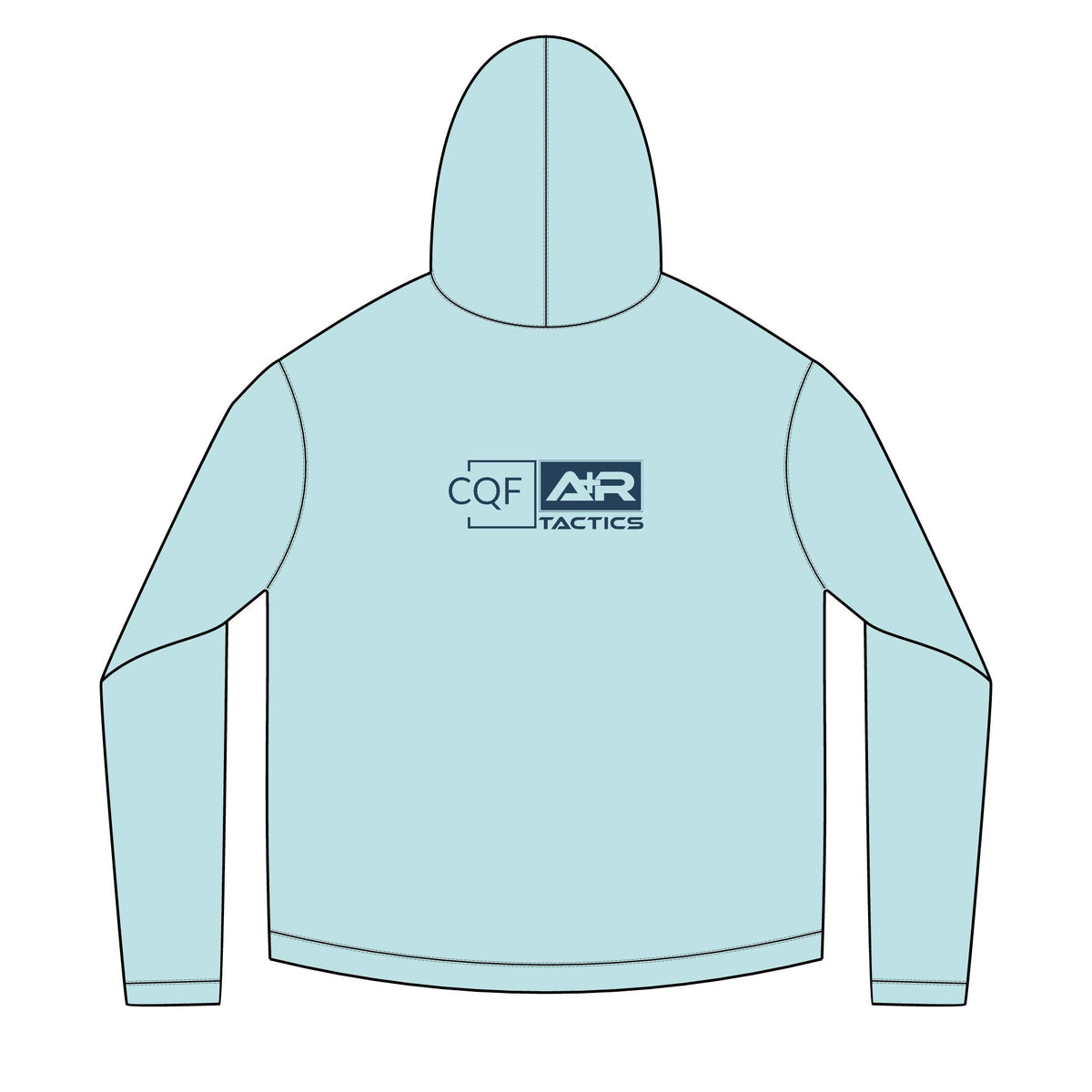 CQF Air Tactics Solar Logo Hoodie Navy Logo