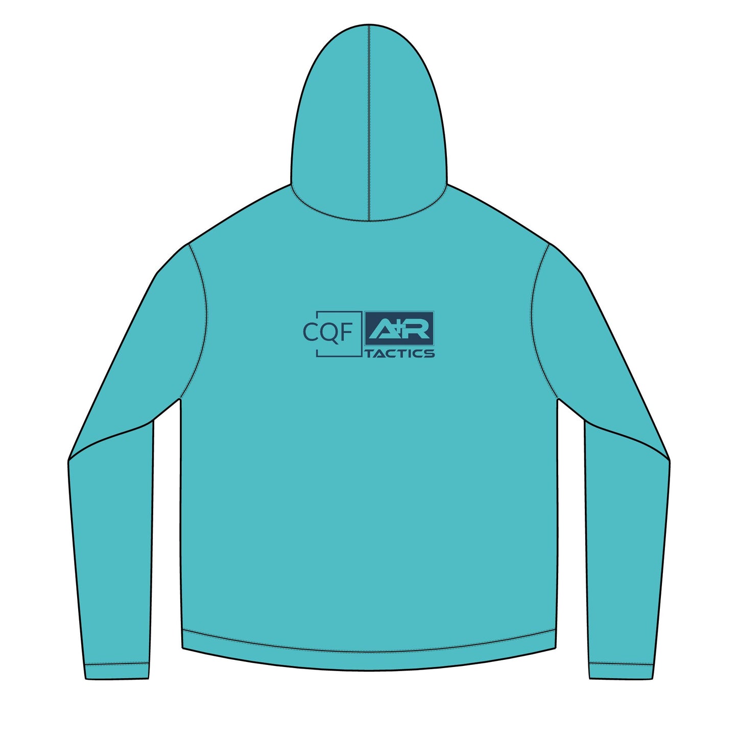 CQF Air Tactics Solar Logo Hoodie Navy Logo