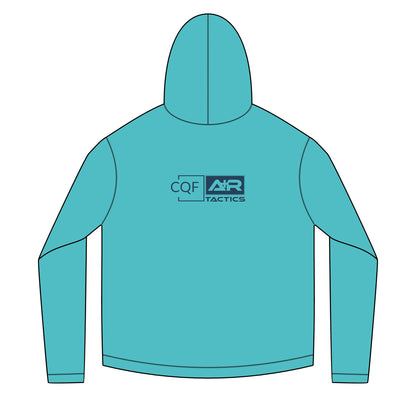 CQF Air Tactics Solar Logo Hoodie Navy Logo
