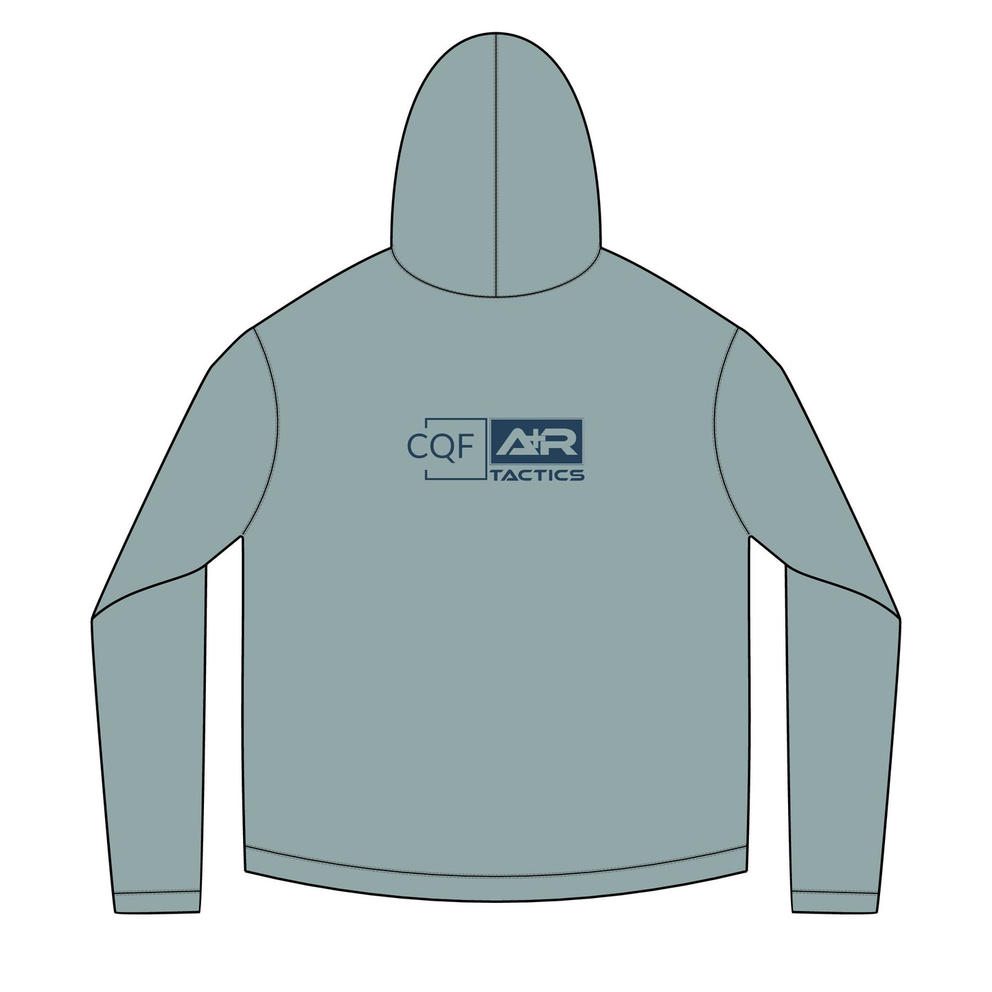 CQF Air Tactics Solar Logo Hoodie Navy Logo