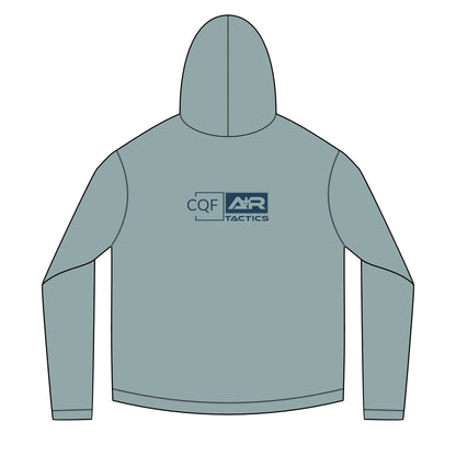CQF Air Tactics Solar Logo Hoodie Navy Logo