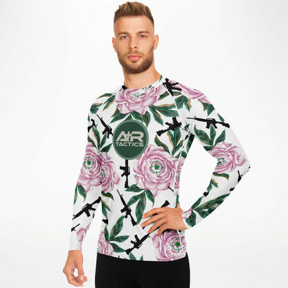 Peonies and Rifles Mens Rashguard