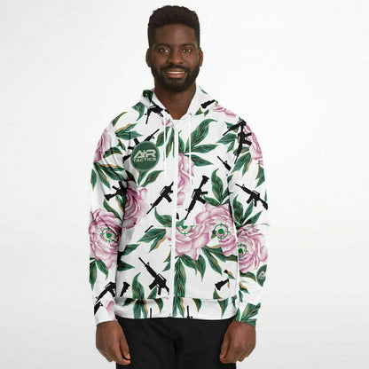 Peonies and Rifles Unisex Ziphoodie