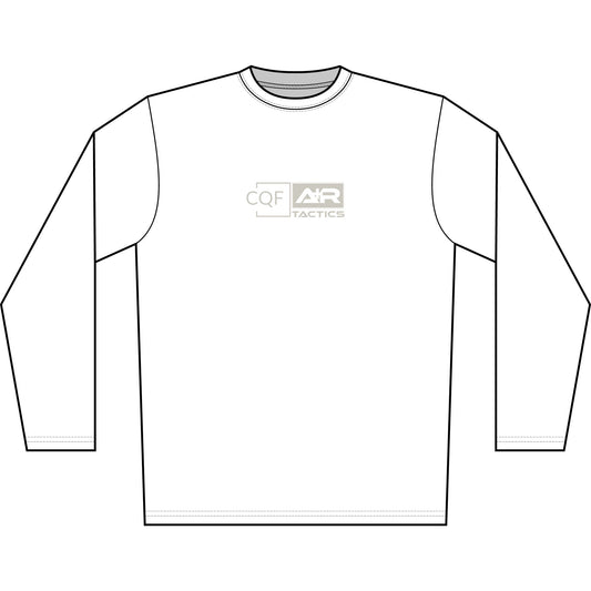 CQF x A+R Tactics Logo Solar Shirt, Stone Logo