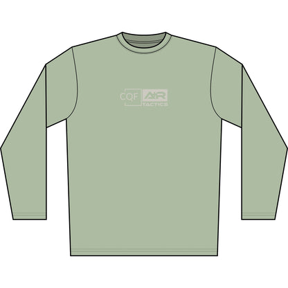 CQF x A+R Tactics Logo Solar Shirt, Stone Logo
