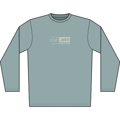 CQF x A+R Tactics Logo Solar Shirt, Stone Logo