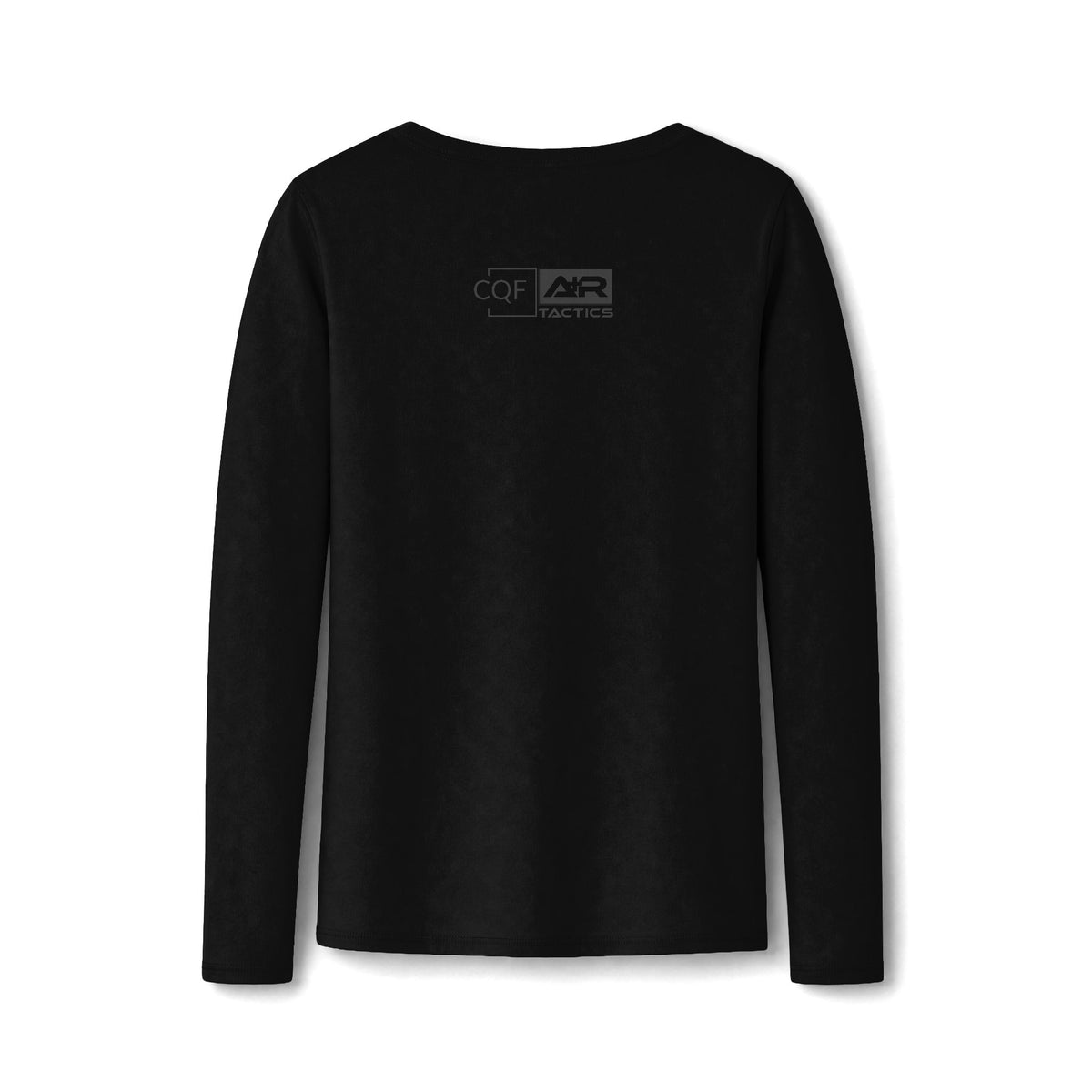 CQF x A+R Tactics Women's Long Sleeve Logo Tee, Graphite Logo