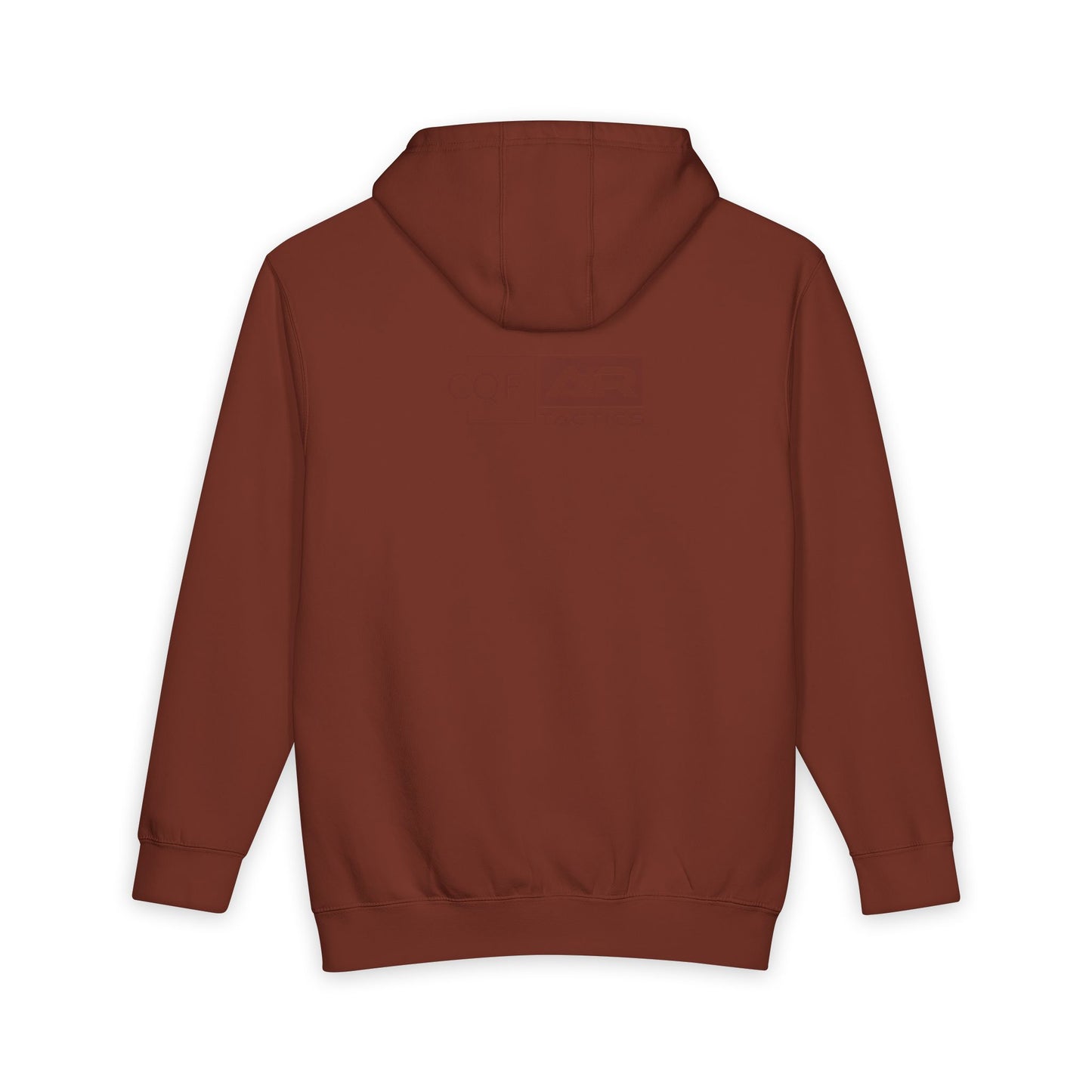 CQF x A+R Tactics Logo Hoodie, Brick Red