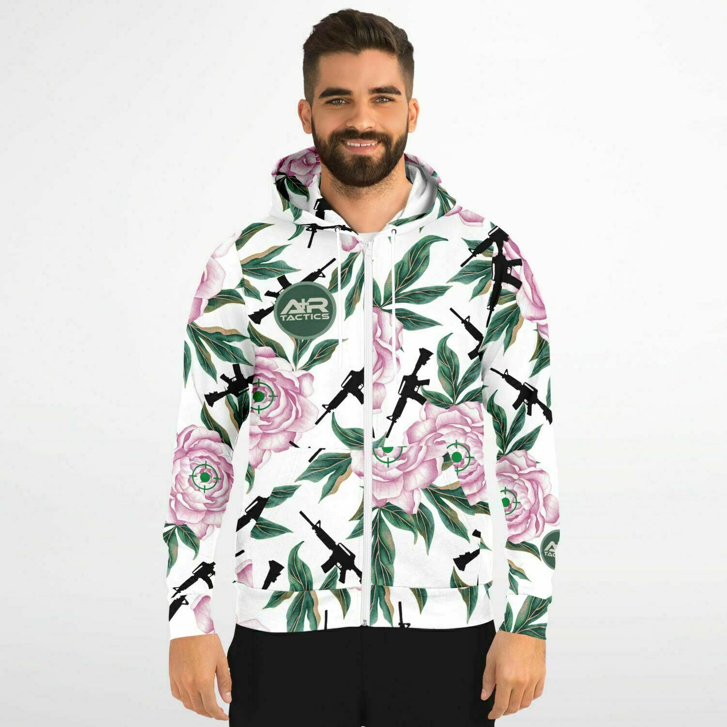 Peonies and Rifles Unisex Ziphoodie