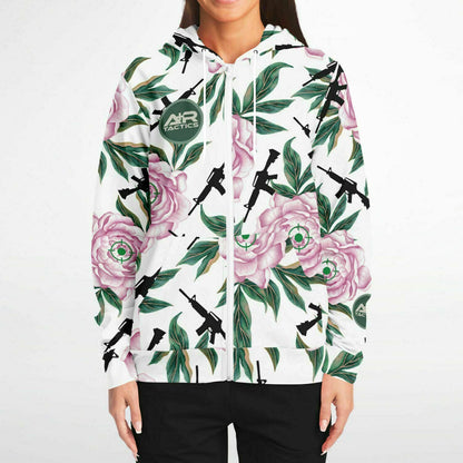 Peonies and Rifles Unisex Ziphoodie