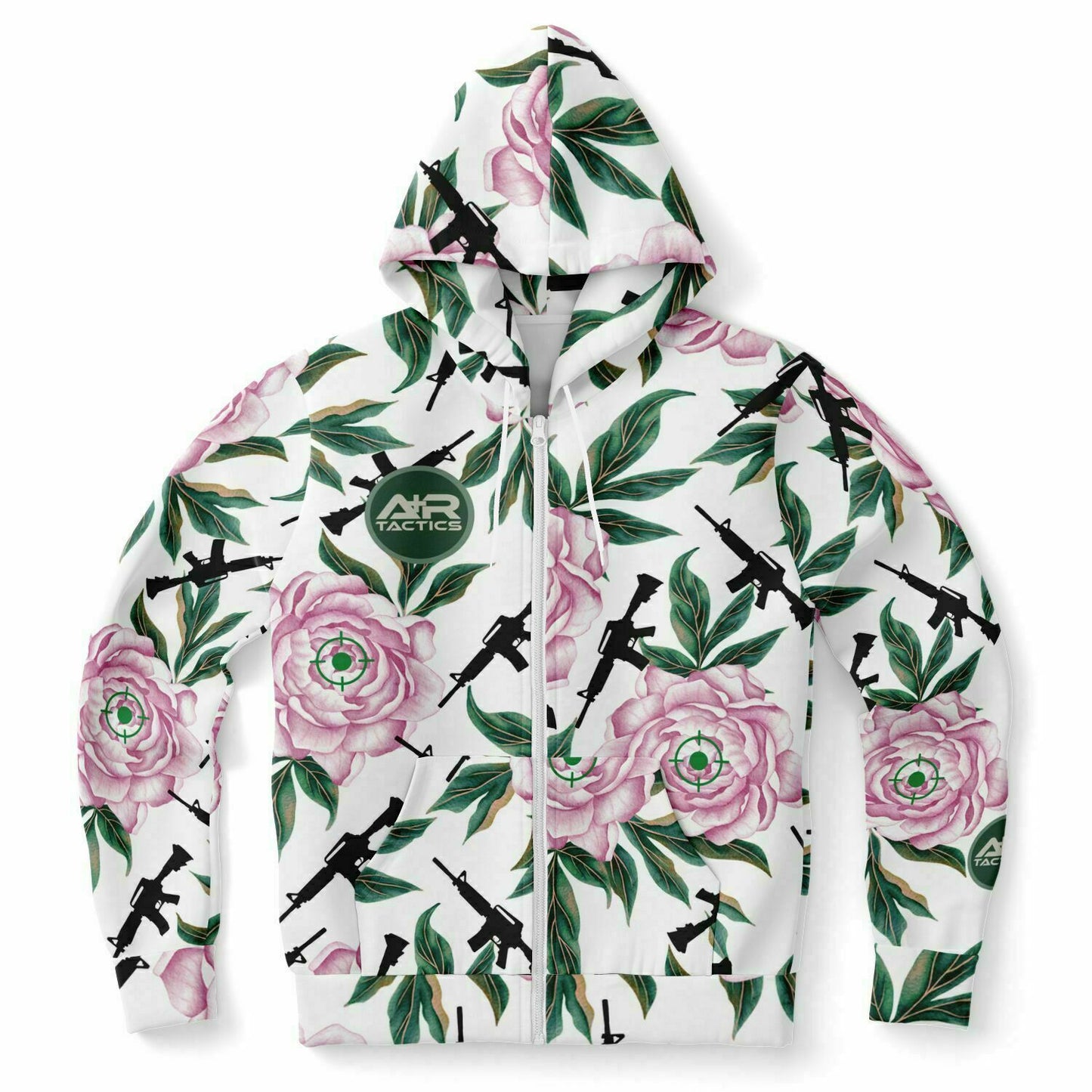 Peonies and Rifles Unisex Ziphoodie