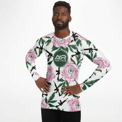 Peonies and Rifles Mens Rashguard