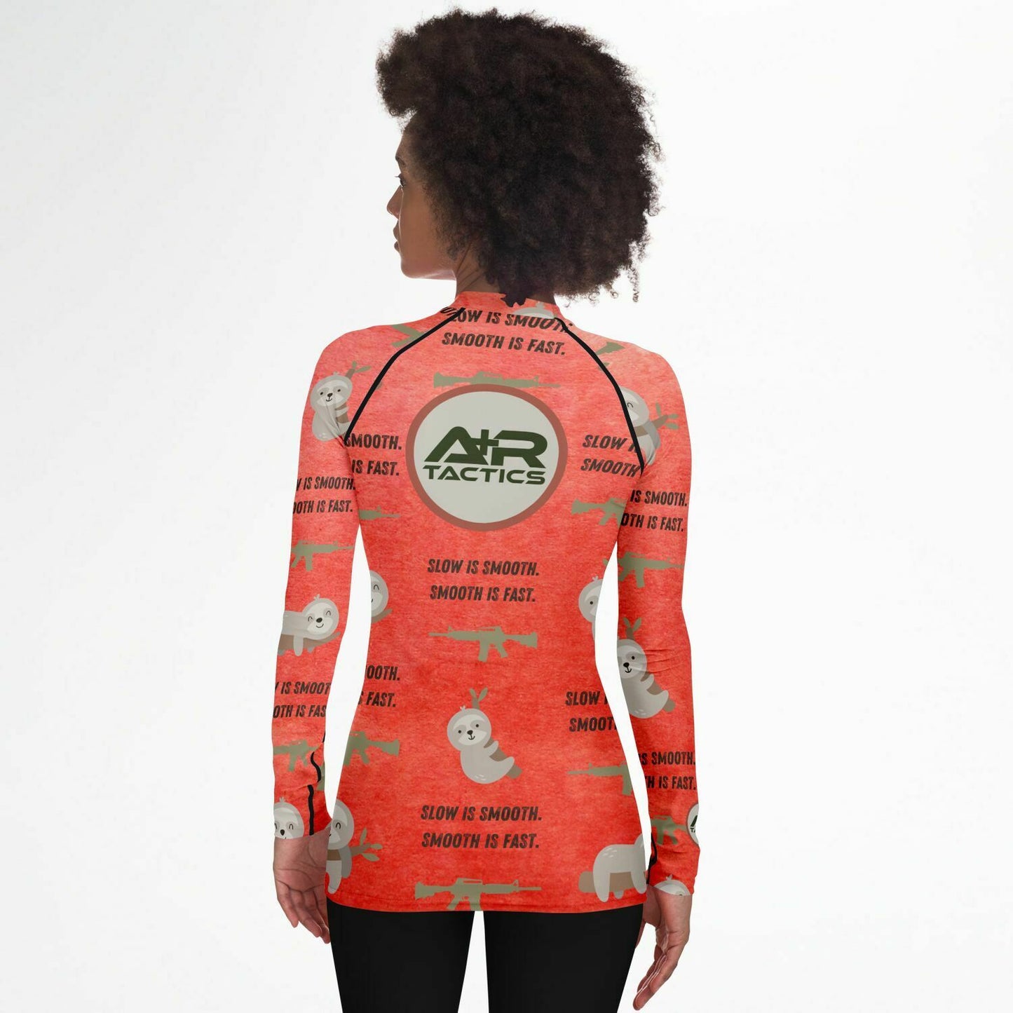 Slow is Smooth Sloth Women's Rashguard