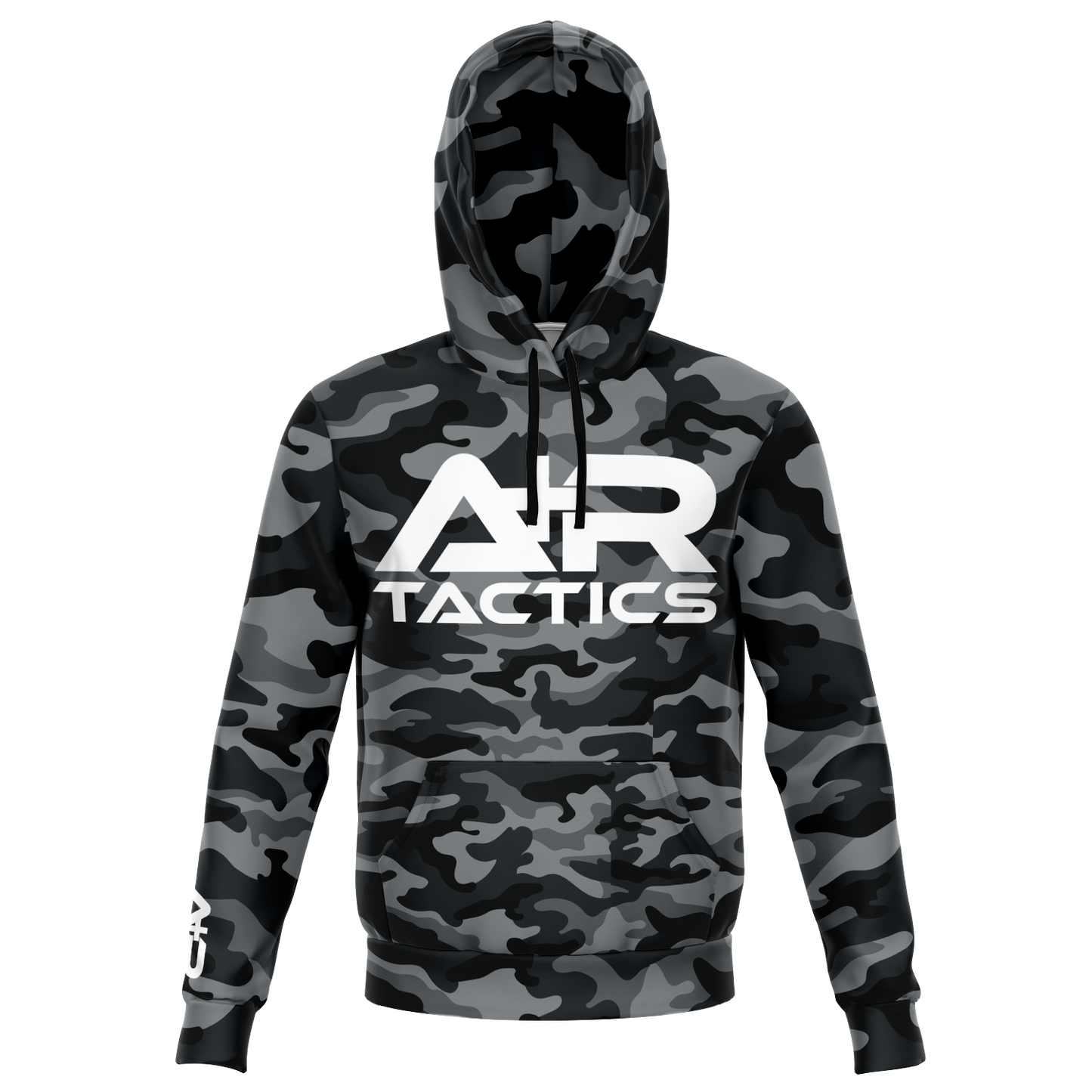 A+R Tactics Logo Hoodie, Black Multicam