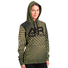 A+R Tactics Logo Hoodie, Green Abstract