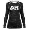 A+R Tactics Logo Womens Rashguard, Cracked
