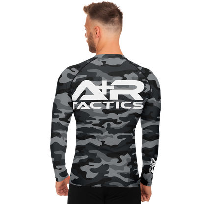 A+R Tactics Logo Mens Rashguard, Black Multicam