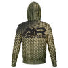 A+R Tactics Logo Hoodie, Green Abstract