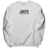 A+R Tactics  Logo Crewneck Sweatshirt, Lined Logo Black Print