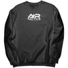 A+R Tactics Logo Crewneck Sweatshirt, Lined Logo White Print