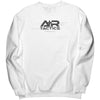 A+R Tactics  Logo Crewneck Sweatshirt, Lined Logo Black Print