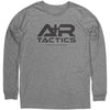 A+R Tactics Logo Mens Long Sleeve Tee, Black Print