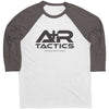 A+R Tactics Logo Raglan Sleeve Tee, Black Print