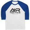 A+R Tactics Logo Mens Raglan Sleeve Tee, Black Print