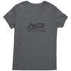 A+R Tactics Logo Womens Tee, V-Neck, Black Print