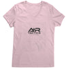 A+R Tactics Logo Womens Tee, V-Neck, Topographical Logo Black Print