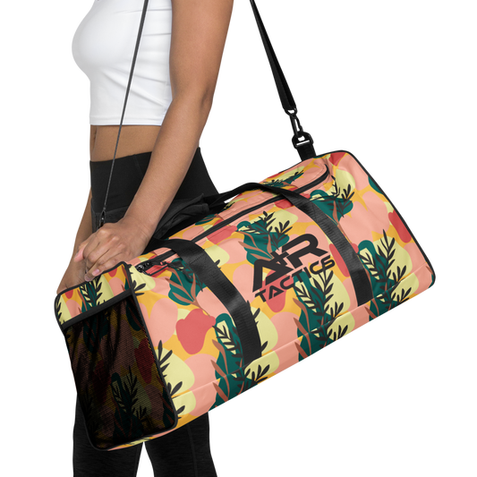 A+R Tactics Logo Duffle Bag, Blush Floral